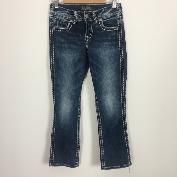 Silver Jeans Denim - Silver Suki Capri Cropped Jeans